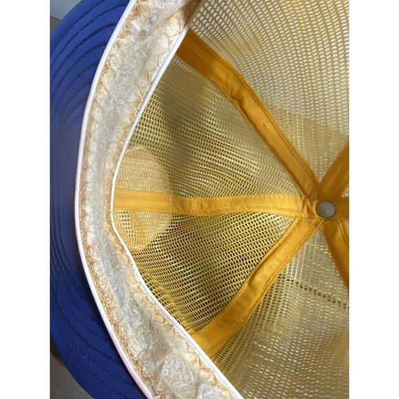 Napa Auto Parts Louisville KY VintageHat Cap Yellow Mesh Snapback VIntage RARE - Picture 12 of 16